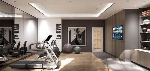 Exercise room - 209-3228 Rue Ste-Émilie, Saguenay (Jonquière), QC - Indoor Photo Showing Gym Room