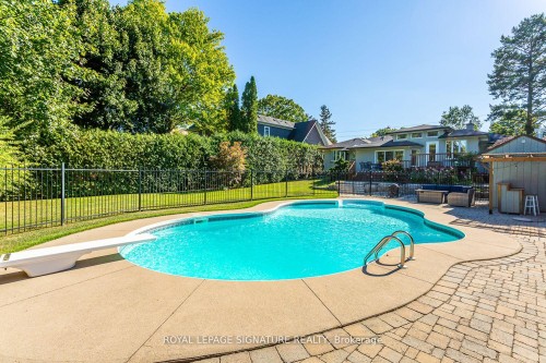 383 Maplehurst Avenue, Oakville, ON - Outdoor With In Ground Pool With Backyard