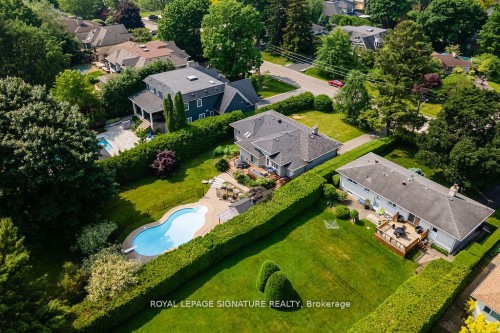 383 Maplehurst Avenue, Oakville, ON - Outdoor With In Ground Pool With View