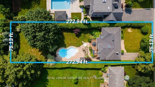383 Maplehurst Avenue, Oakville, ON - Outdoor With In Ground Pool With View