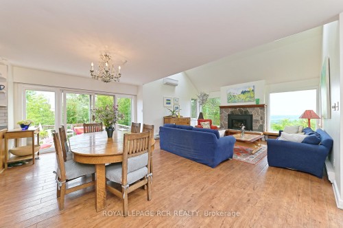 798433 3Rd Line E, Mulmur, ON - Indoor With Fireplace