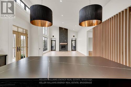 1032 Burr Road, Prince Edward County (Hillier Ward), ON - Indoor With Fireplace