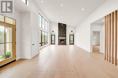 1032 Burr Road, Prince Edward County (Hillier Ward), ON - Indoor With Fireplace