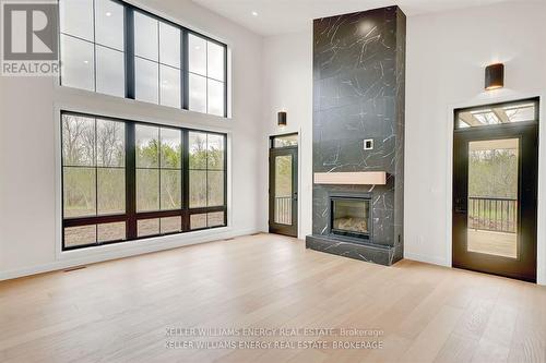 1032 Burr Road, Prince Edward County (Hillier Ward), ON - Indoor With Fireplace