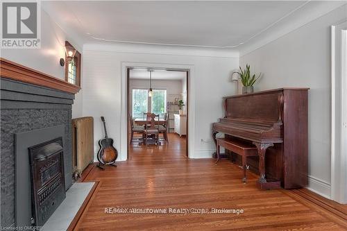 23 Ottawa Street S, Hamilton, ON - Indoor With Fireplace
