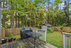 Deck off the house with BBQ and gas connection - 