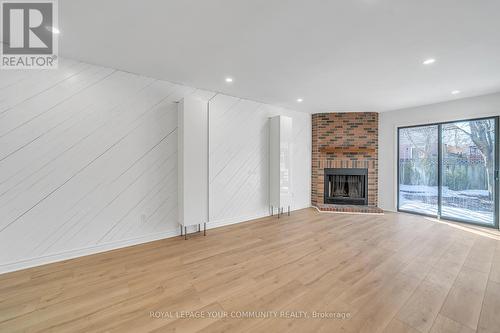 391 Hickling Trail, Barrie, ON - Indoor Photo Showing Living Room With Fireplace