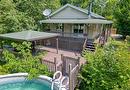 Pool - 24 Ch. Peninsula, Saint-Adolphe-D'Howard, QC  - Outdoor With Deck Patio Veranda 