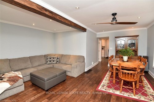 293 Fairfield Avenue, Hamilton, ON - Indoor Photo Showing Living Room