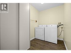 Spacious laundry room with closet storage - 