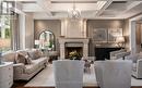 13160 Nassagaweya Esquesing Townline, Milton, ON  - Indoor Photo Showing Living Room With Fireplace 