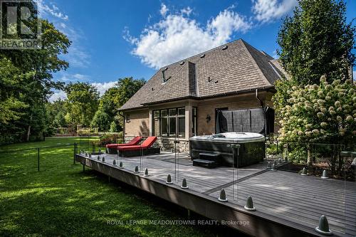 13160 Nassagaweya Esquesing Townline, Milton, ON - Outdoor With Deck Patio Veranda