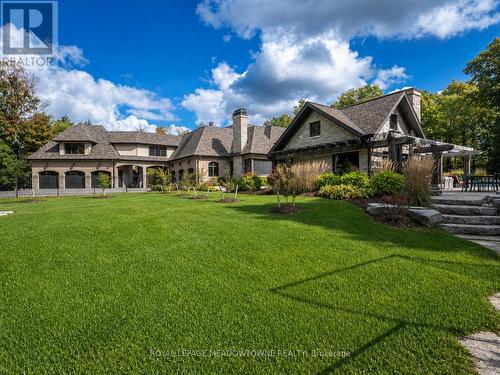 13160 Nassagaweya Esquesing Townline, Milton, ON - Outdoor With Deck Patio Veranda With Facade