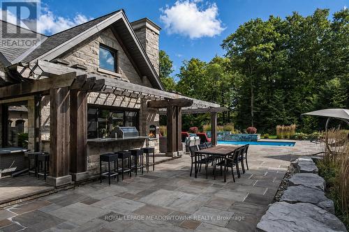 13160 Nassagaweya Esquesing Townline, Milton, ON - Outdoor With In Ground Pool With Deck Patio Veranda