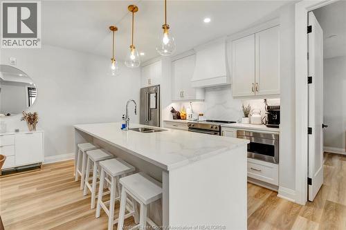 1855 Wyoming Unit# 214, Lasalle, ON - Indoor Photo Showing Kitchen With Double Sink With Upgraded Kitchen