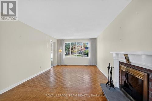 Living Room - 1264 Morrison Drive, Ottawa, ON - Indoor Photo Showing Other Room With Fireplace