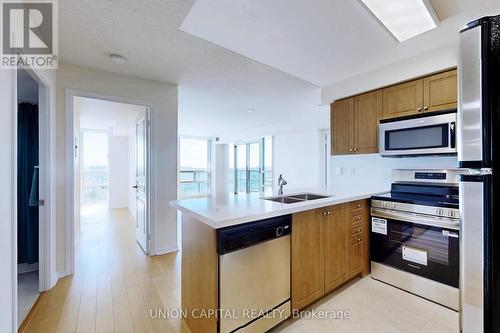 1609 - 509 Beecroft Road, Toronto, ON - Indoor Photo Showing Kitchen With Double Sink