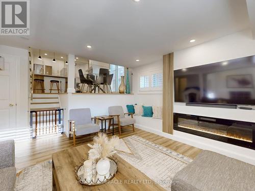 2148 Kedron Street, Oshawa, ON - Indoor Photo Showing Living Room With Fireplace