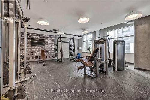 2901 - 105 Champagne Avenue S, Ottawa, ON - Indoor Photo Showing Gym Room