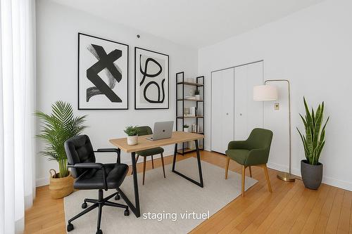 Chambre à coucher - C-110-2281 Av. Desjardins, Montréal (Mercier/Hochelaga-Maisonneuve), QC - Indoor Photo Showing Office