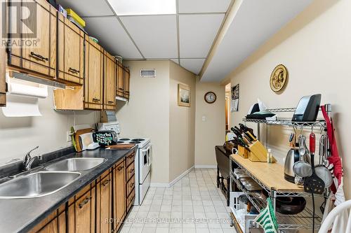32 James Street W, Cobourg, ON - Indoor Photo Showing Kitchen With Double Sink