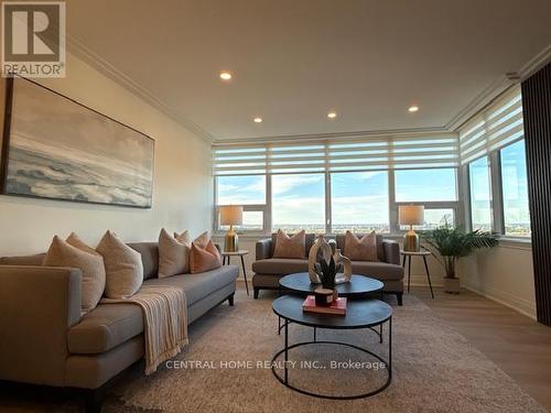 Family Room - 1707 - 55 Skymark Drive, Toronto, ON - Indoor Photo Showing Living Room