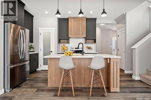 214 Fortosky Crescent, Saskatoon, SK - Indoor Photo Showing Kitchen With Upgraded Kitchen