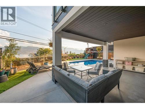 3961 Beachview Drive E, West Kelowna, BC - Outdoor With In Ground Pool With Deck Patio Veranda With Exterior