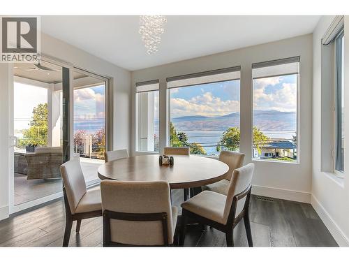 3961 Beachview Drive E, West Kelowna, BC - Indoor Photo Showing Dining Room