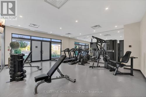 208 - 3265 Carding Mill Trail, Oakville, ON - Indoor Photo Showing Gym Room