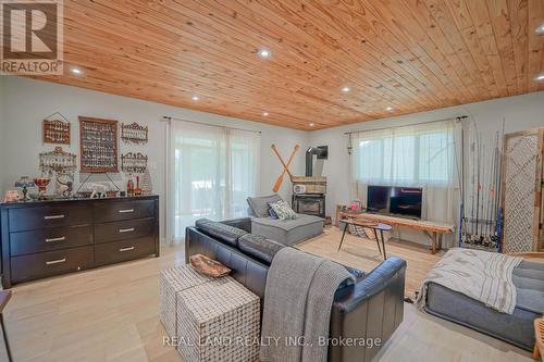 21 Marilyn Crescent, Kawartha Lakes, ON - Indoor Photo Showing Living Room With Fireplace