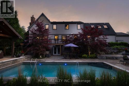 32 Cedar Drive, Caledon, ON - Outdoor With In Ground Pool With Deck Patio Veranda