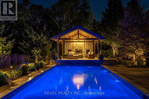 32 Cedar Drive, Caledon, ON - Outdoor With In Ground Pool With Deck Patio Veranda With Backyard