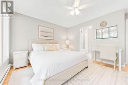 Virtually stage rendition of primary bedroom - 