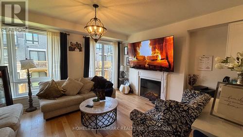 42 Lake Trail Way, Whitby, ON - Indoor Photo Showing Living Room With Fireplace