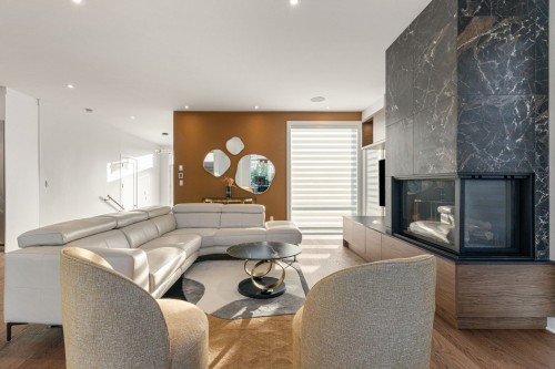 Living Room - 769 Rue Louis-Quilico, Boucherville, QC - Indoor Photo Showing Living Room With Fireplace