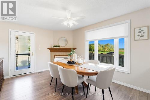58 Stagemaster Crescent, Clarington (Courtice), ON - Indoor Photo Showing Dining Room With Fireplace