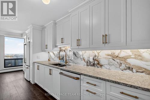 2509/2510 - 515 St Laurent Boulevard, Ottawa, ON - Indoor Photo Showing Kitchen With Double Sink With Upgraded Kitchen