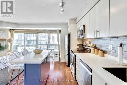 2114 - 155 Legion Road N, Toronto, ON - Indoor Photo Showing Kitchen With Upgraded Kitchen