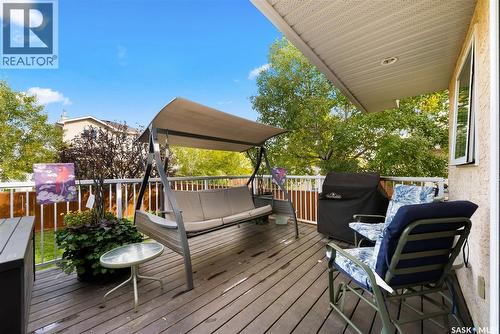 3086 Cranbourn Crescent, Regina, SK - Outdoor With Deck Patio Veranda With Exterior