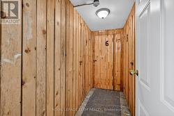 Storage locker with metal shelving unit - 