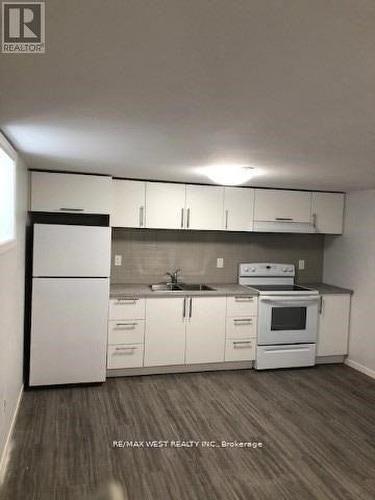 Bsmnt - 54 Codsell Avenue, Toronto, ON - Indoor Photo Showing Kitchen With Double Sink