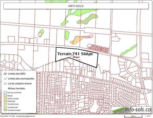 Plan (croquis) - Côte Des Anges, Mirabel, QC 