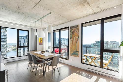 Salle à manger - 1702-195 Rue Peel, Montréal (Le Sud-Ouest), QC - Indoor Photo Showing Dining Room