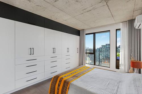 Chambre à coucher principale - 1702-195 Rue Peel, Montréal (Le Sud-Ouest), QC - Indoor Photo Showing Bedroom