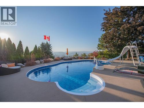 702 Cypress Drive, Coldstream, BC - Outdoor With In Ground Pool