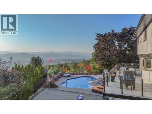 This could be your view! - 702 Cypress Drive, Coldstream, BC - Outdoor With In Ground Pool