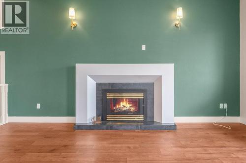 974 Mt. Beaven Place, Vernon, BC - Indoor Photo Showing Living Room With Fireplace