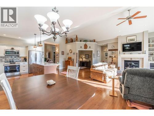 6833 Meadows Drive Unit# 28, Oliver, BC - Indoor With Fireplace