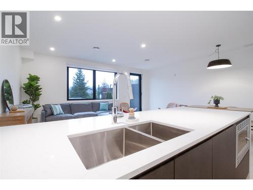 1702 Coursier Avenue Unit# 1108, Revelstoke, BC - Indoor Photo Showing Kitchen With Double Sink